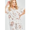 PYŽAMO SOL 3522 KR (Barva ecrui, Velikost L)