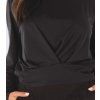 BLOUSE LEA SALE (Velikost L, Barva černá)