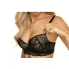 VANESSA BRALETTE PUSH-UP PODPRSENKA (Velikost 70B, Barva černá)