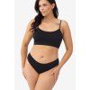 BEZEŠVÉ BAVLNĚNÉ BIKINY (Barva černá)