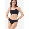 BEZEŠVÉ BAVLNĚNÉ BIKINY (Velikost S, Barva černá)