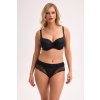 MICAELA BSO 758 FULL CUP BRA ČERNÁ (Velikost 75C, Barva černá)