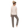 DÁMSKÉ PYŽAMO OMARI LONG (Velikost L, Barva béžová)