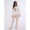 DÁMSKÉ PYŽAMO 671/377 SWEET BEAR DR (Velikost XL, Barva ecru)