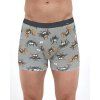 BOXERKY TATOO 280/252 BAT (Velikost M, Barva šedá)
