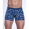 TETOVACÍ BOXERY 280/247 FISHBONE (Barva niebieski, Velikost L)