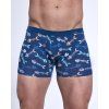 TETOVACÍ BOXERY 280/247 FISHBONE (Velikost L, Barva modrá)