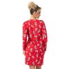 DÁMSKÁ KOŠILE MEDVĚD (Barva czerwony, Velikost S)