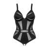 BODY OTWARTE CHIC AMORIA (Velikost M/L, Barva černá)