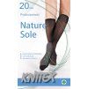 PODKOLENKY NATURE SOLE 20 DEN (Velikost uni, Barva černá)