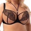 SOFT VIDA BRA K964 BLACK (Velikost 100D, Barva černá)