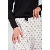 PYŽAMO POLLY 3231 DR (Barva czarny, Velikost XL)