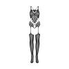 Bodystocking G139 (Velkopolsko S/M/L, Barva černá)