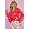 PYŽAMO AMALIA 3235 DR PRODEJ (Velikost L, Barva malinový)