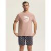 PÁNSKÉ PYŽAMO BRAD 44520 KR (Velikost L, Barva modrá)