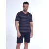 PÁNSKÉ PYŽAMO VORIOUS 330/49 KR (Velikost M, Barva černá)