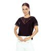 HALENKA LAURELLA PLUS ČERNÁ KR (Velikost 3XL, Barva černá)