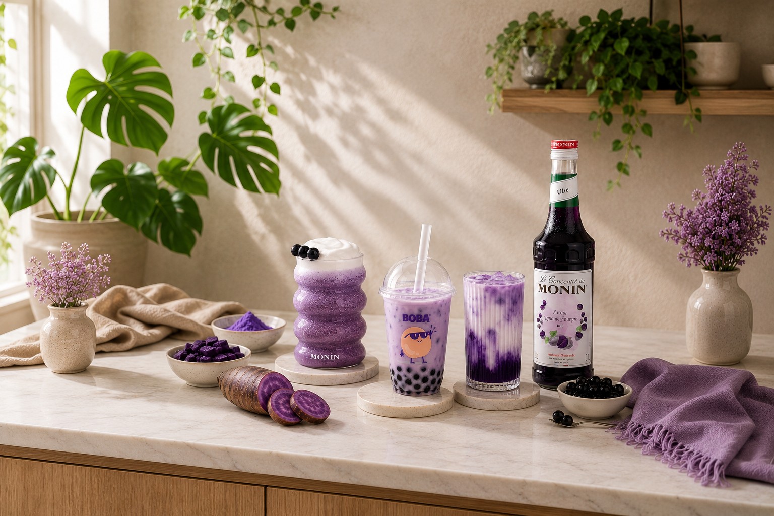 UBE: fialový trend, který ovládl bubble tea, kavárny i Instagram