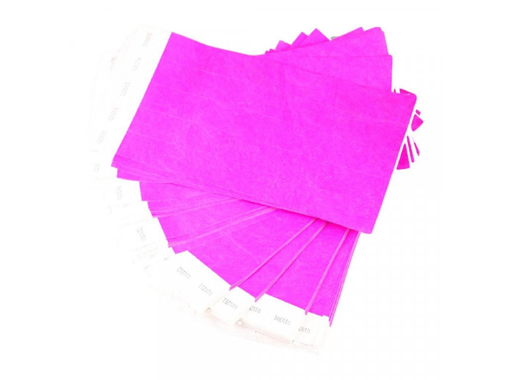 Pásky na ruku neonově růžové