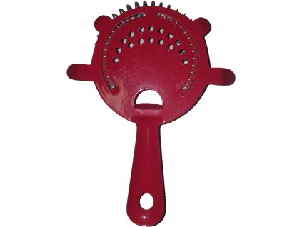 Strainer se čtyřmi úchyty červený