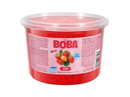BRM002 01 23 BOBA LS Popballs Jahoda 950g 3D FRONT