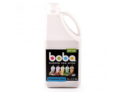 Sirup Boba Hroznové víno do Bubble Tea 2,5 kg