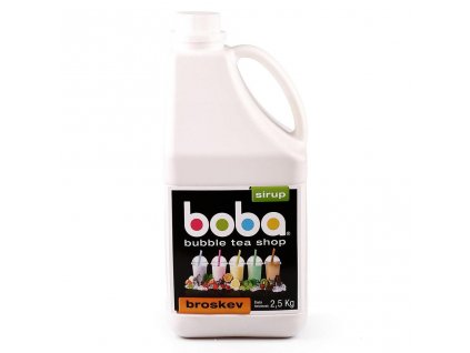 Sirup Boba Broskev do Bubble Tea 2,5 kg