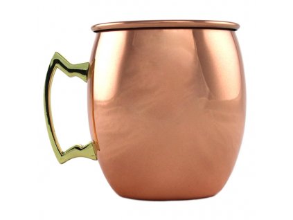 Moscow mule copper mug měděný hrnek se zlatým uchem 7