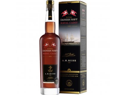 a h riise royal danish navy naval cadet rum 0 7 l 42