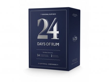 Rumový kalendář - 24 Days of Rum 2023 24×0,02l 42,5% + 2x sklo