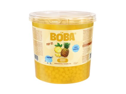 BRM002 01 17 BOBA LS Popballs Ananas 3.2kg 3D FRONT