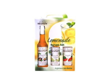 monin lemonade syrups set 3x0 25l 296334 0