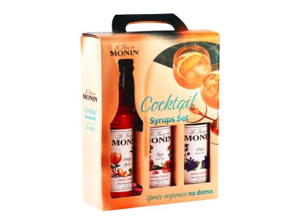 monin cocktail syrups set 3x0 25l 620557 0