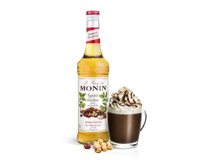 monin liskovy orisek prazeny roasted hazelnut sirup 0 7 l 389460 0