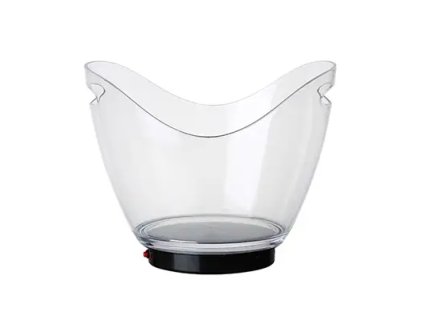 LED Boat Shape Ice Bucket 8.0L Clear