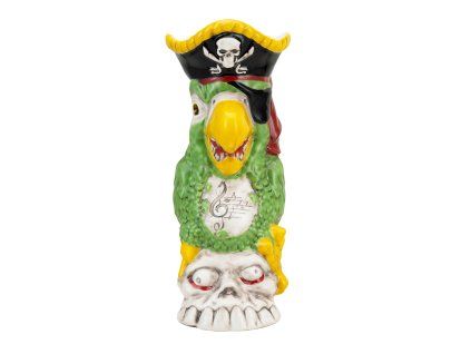 Ceramic Parrot Pirate Tiki Mug 500ml 6