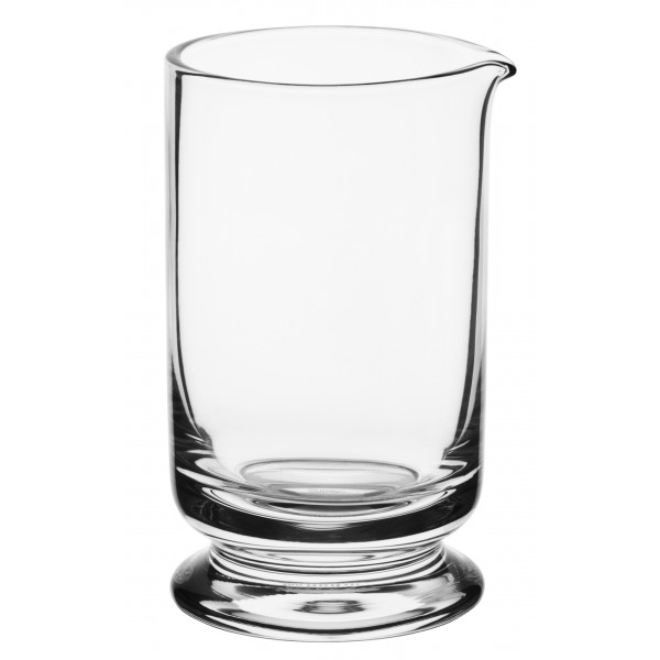 Míchací sklenice hladká na noze 650ml