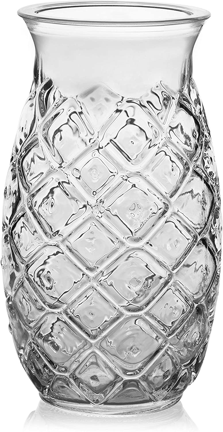 Tiki Ananas 505ml – tiki sklenice na koktejly, ananas design, originální barové sklo | BARMAN.CZ