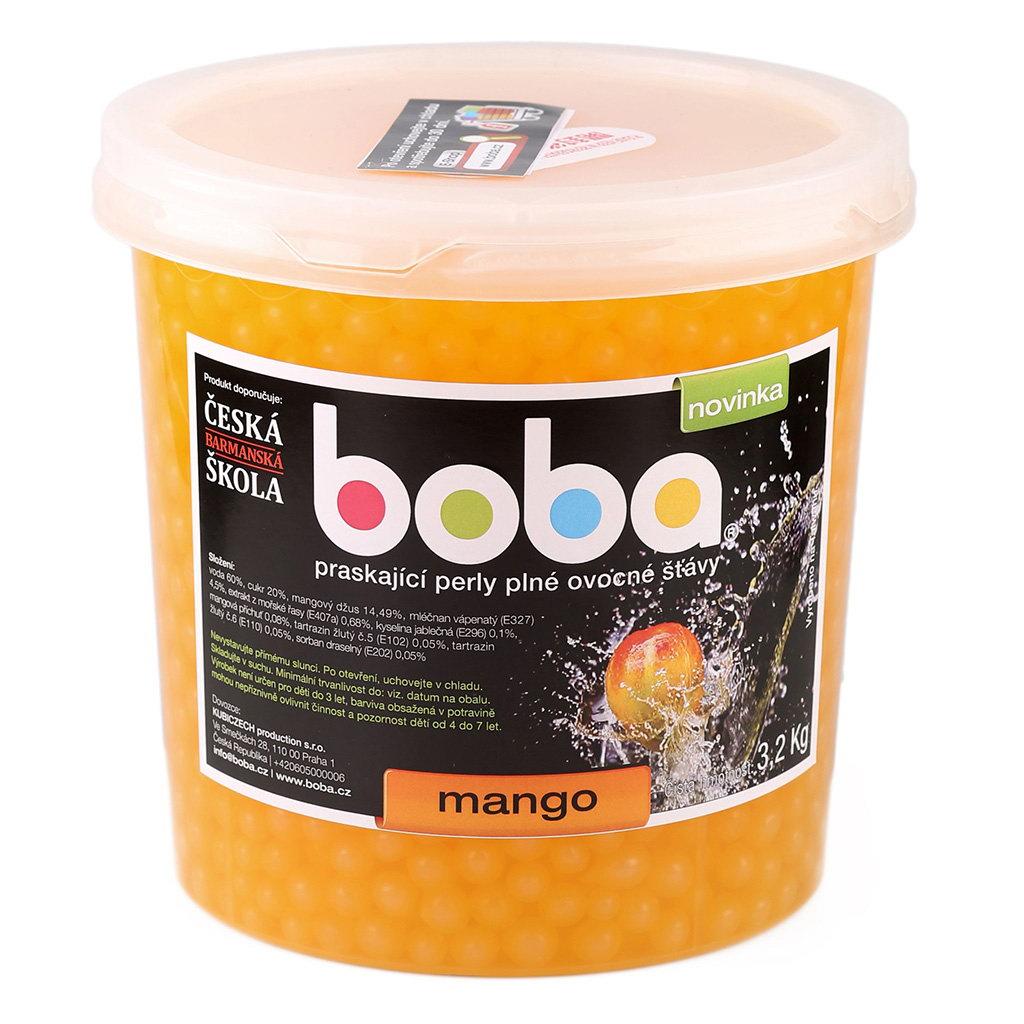 <p>Praskací kuličky do Bubble Tea plné ovocné šťávy s příchutí manga. Balení 3,2 kg.</p>