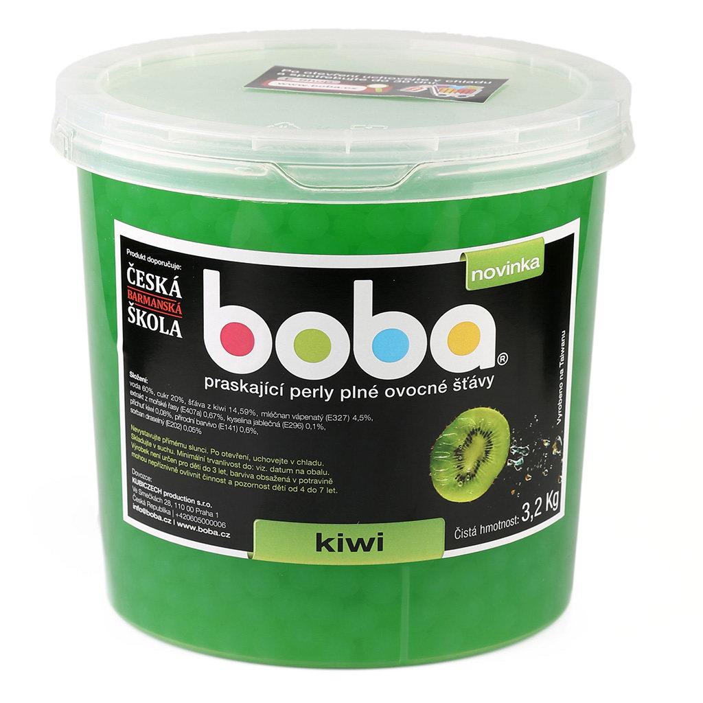<p>Praskací kuličky do Bubble Tea plné ovocné šťávy s příchutí kiwi. Balení 3,2 kg.</p>