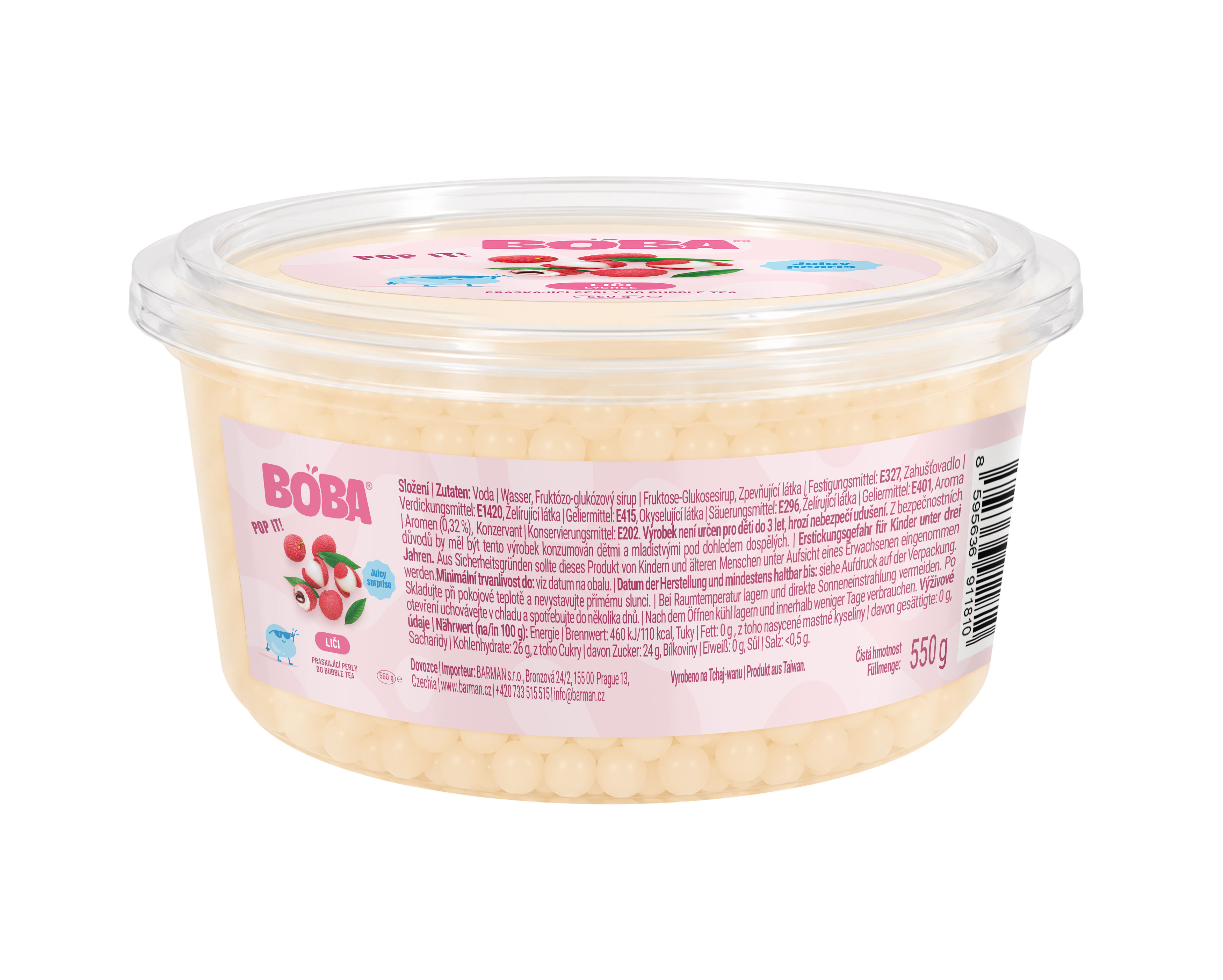 Liči kuličky do Bubble Tea 550g