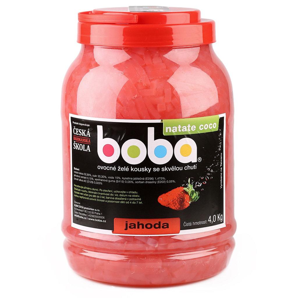 <p>Lahodné želé kousky do Bubble Tea s příchutí jahody. Balení 3,8 kg.</p>