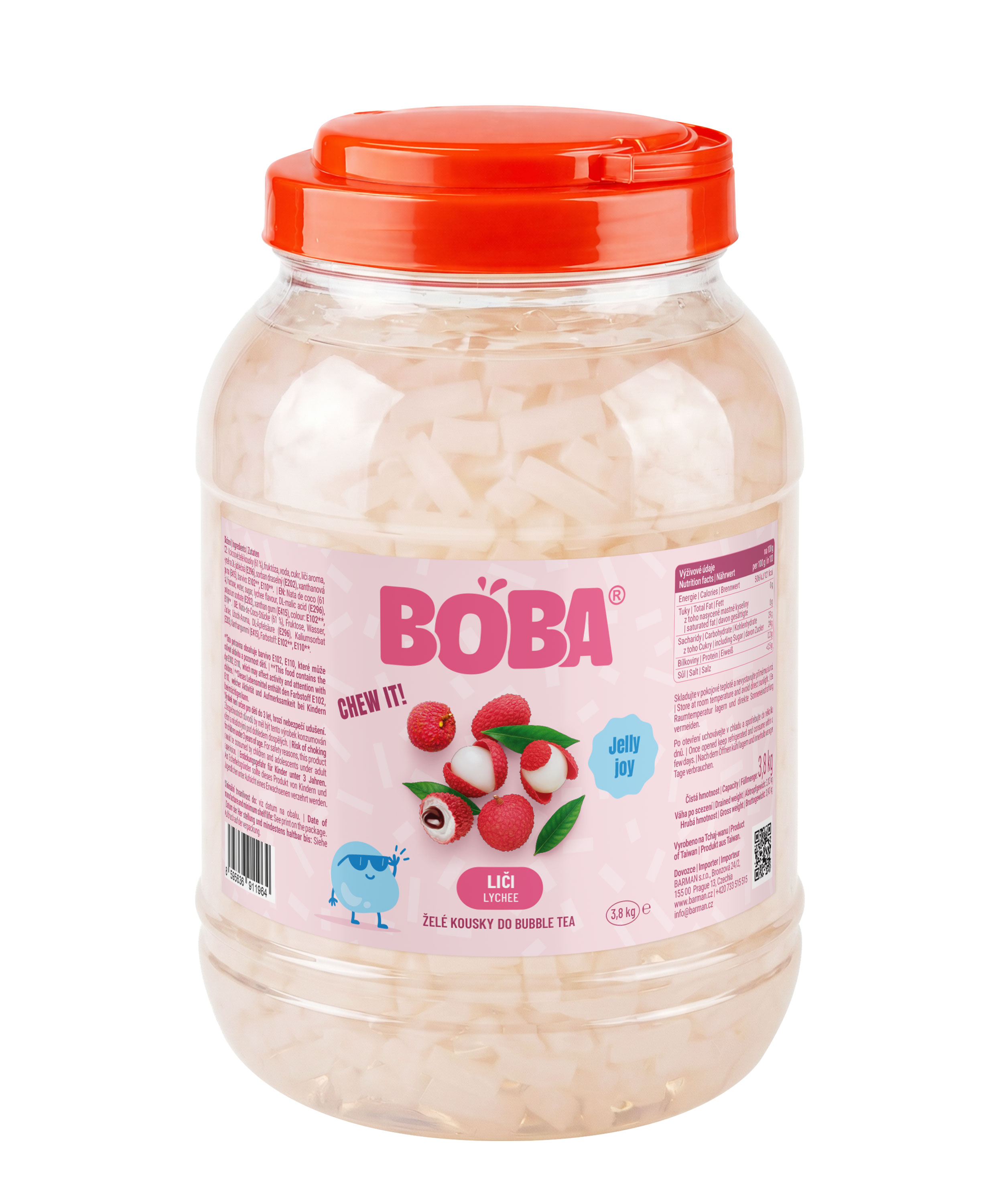 Boba Želé Liči do Bubble Tea 3,8 Kg