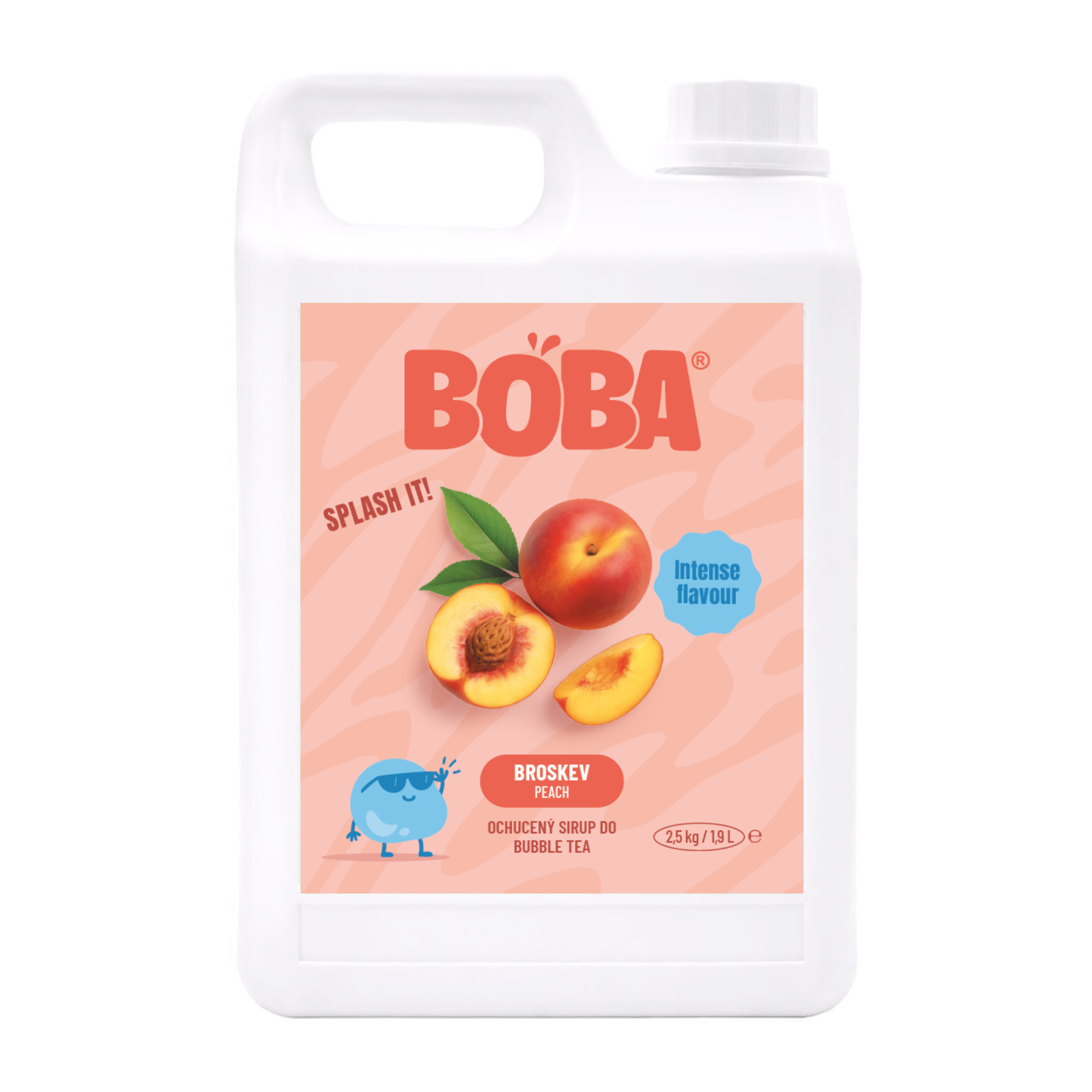 Sirup Boba Broskev do Bubble Tea 2,5 kg