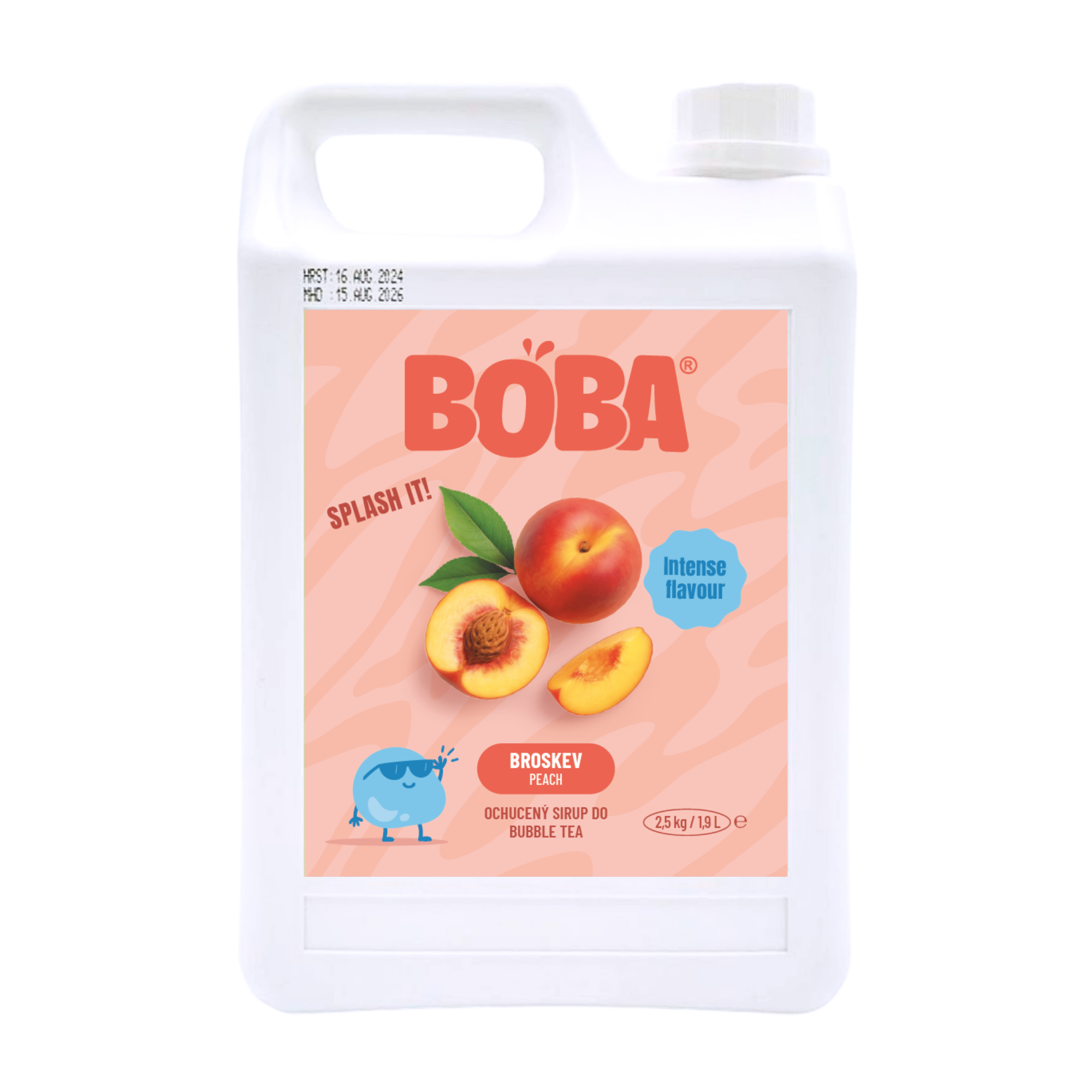 Sirup Boba Broskev do Bubble Tea 2,5 kg