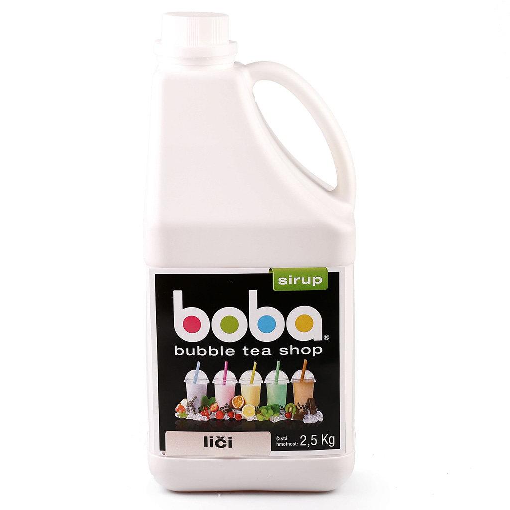 <p>Ovocný sirup s příchutí liči k přípravě populárního nápoje Bubble Tea. Balení 2,5 kg.</p>