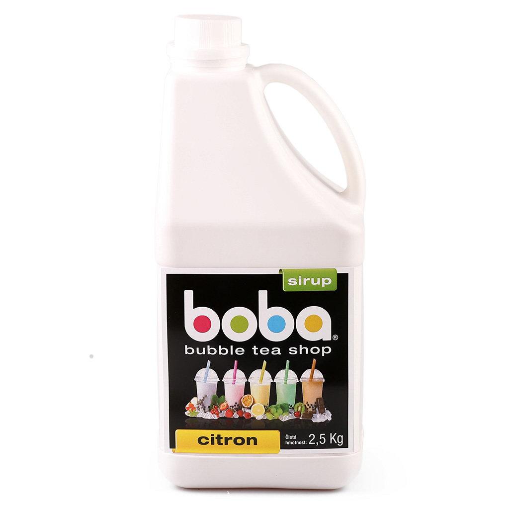 <p>Ovocný sirup s příchutí citronu k přípravě populárního nápoje Bubble Tea. Balení 2,5 kg.</p>