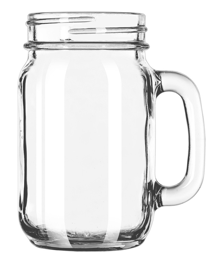 Onis Sklenice na domácí limonádu s uchem tzv. Drinking Jar