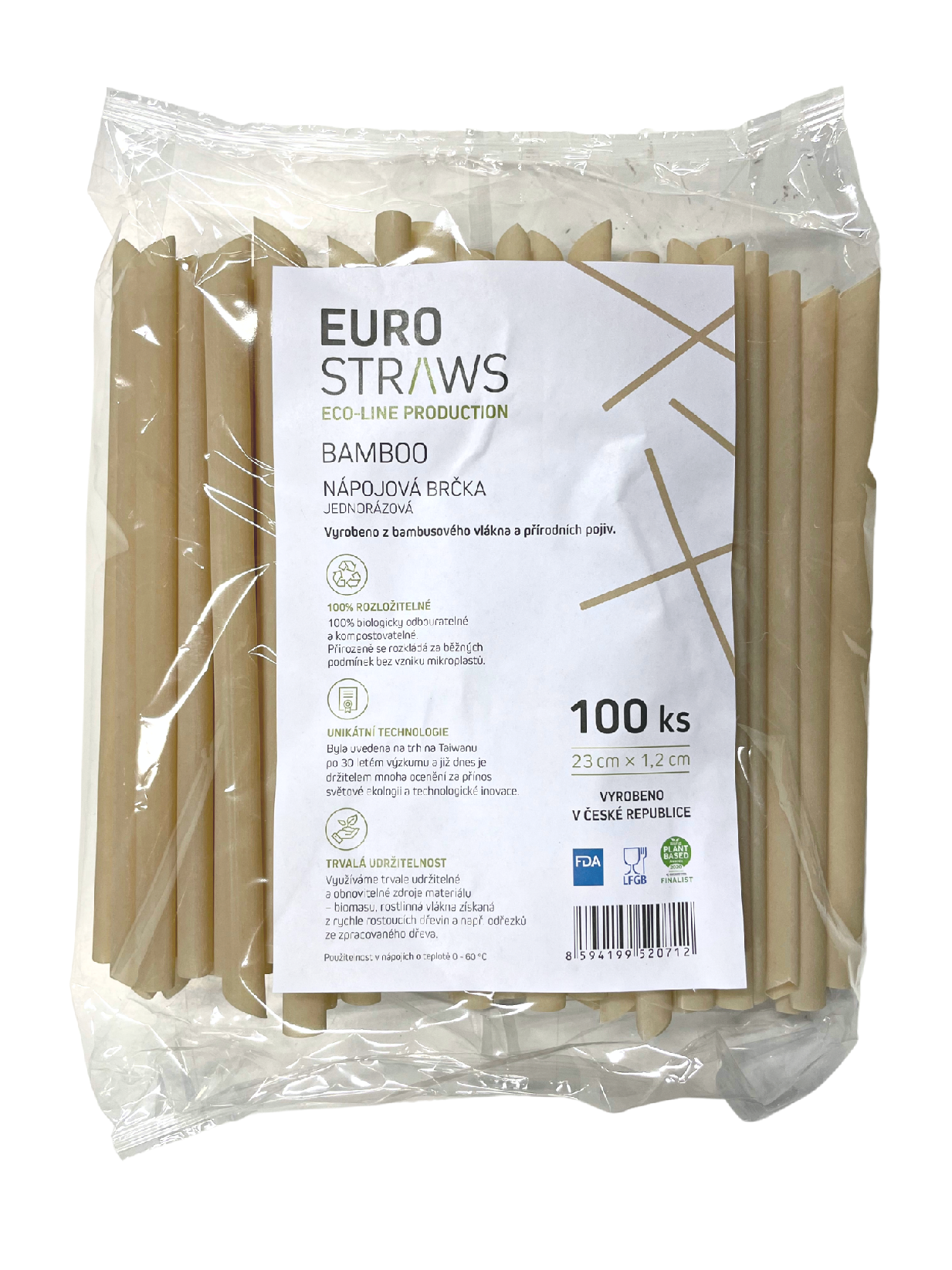 <p>Speciální bambusová brčka, která jsou ideální k pití <strong>Smoothie,</strong> či <strong>Bubble Tea</strong></p>
<p>V balení je 100 kusů. Prodává se pouze po balení.</p>