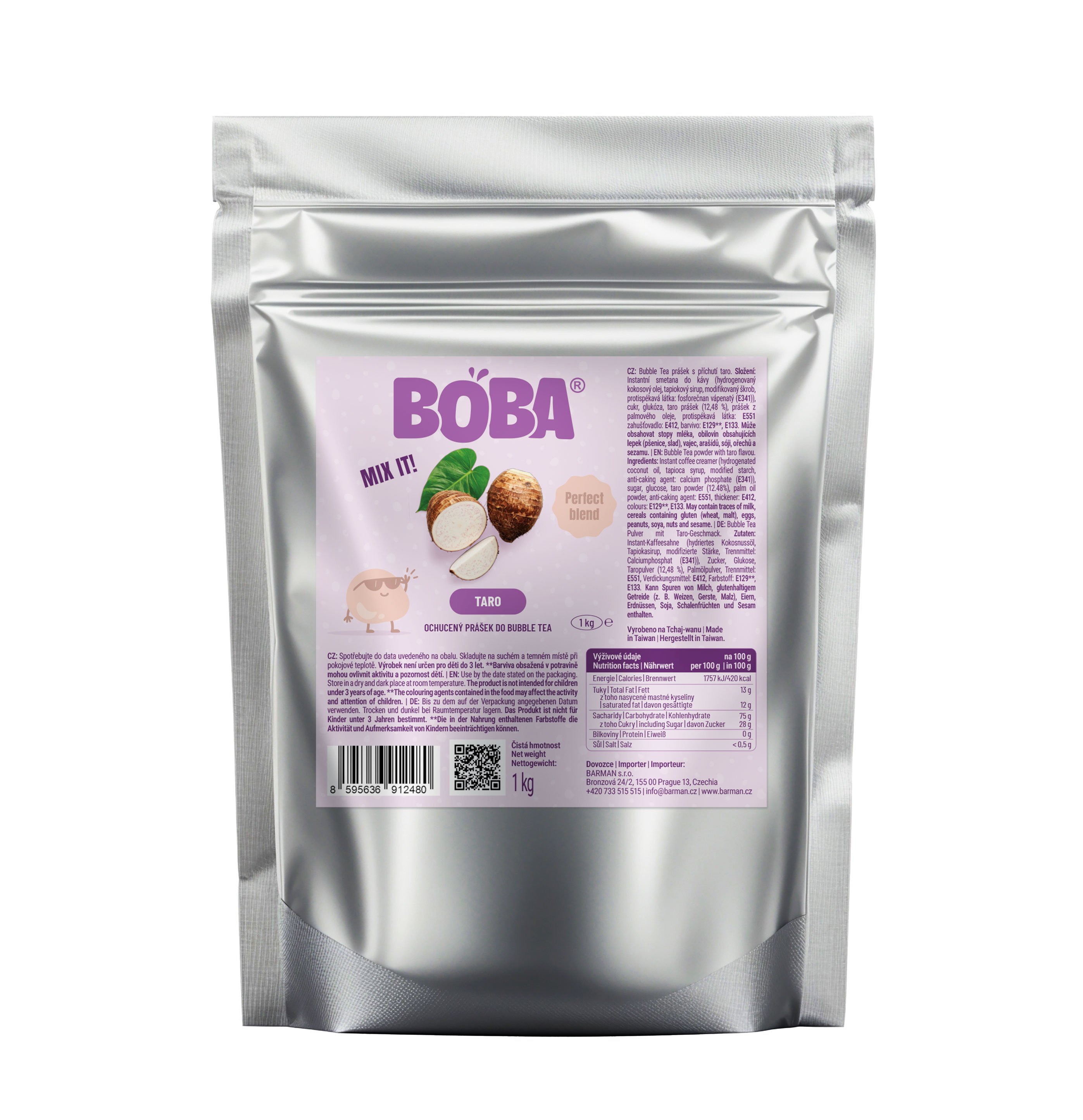 Boba Taro prášek do Bubble Tea 1kg